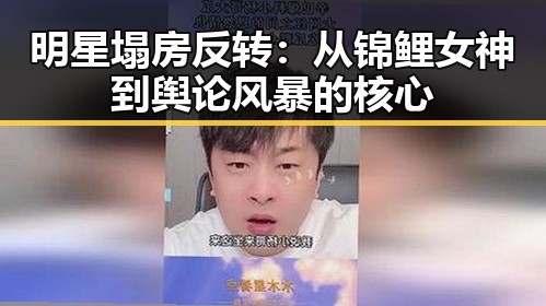 明星塌房反转:从锦鲤女神到舆论风暴的核心