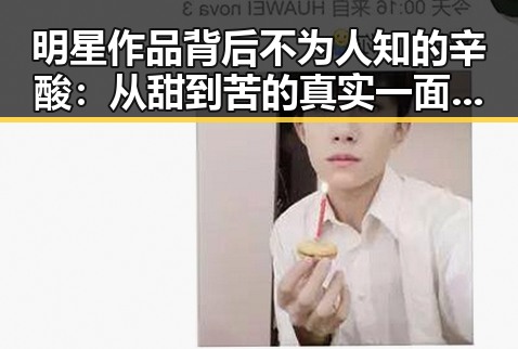 明星作品背后不为人知的辛酸:从甜到苦的真实一面对比反差